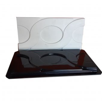 Forma de Gesso 3D Abs 2mm Aliança kit2 50x25cm