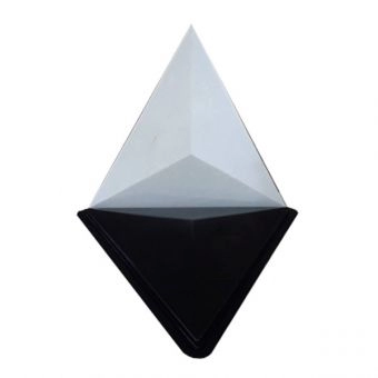 Forma de Gesso 3D ABS 2mm Triangulo 50x50 cm