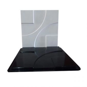 Forma de Gesso 3D ABS 2mm Carolina 50x50cm