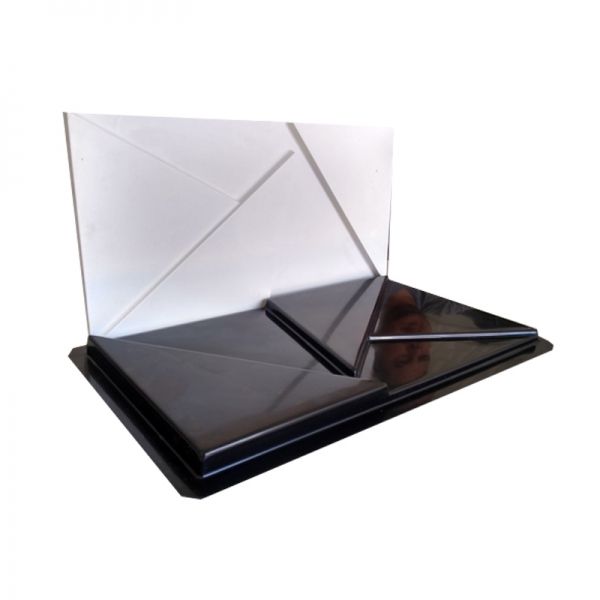 Forma de Gesso 3D ABS 2mm Abstrata#2 60x30cm - Abstrata#2