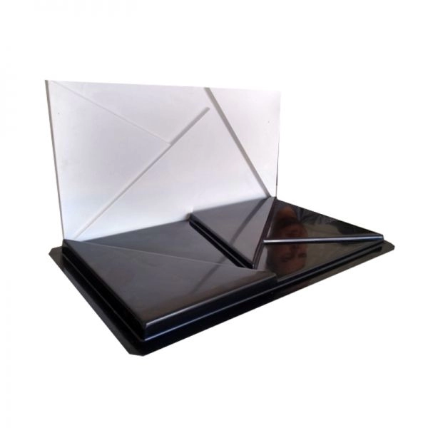 Forma de Gesso 3D ABS 2mm Abstrata#2 60x30cm - Abstrata#2