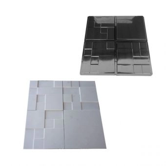 Forma de Gesso 3D ABS 2mm Mosaico kit4 30x30cm