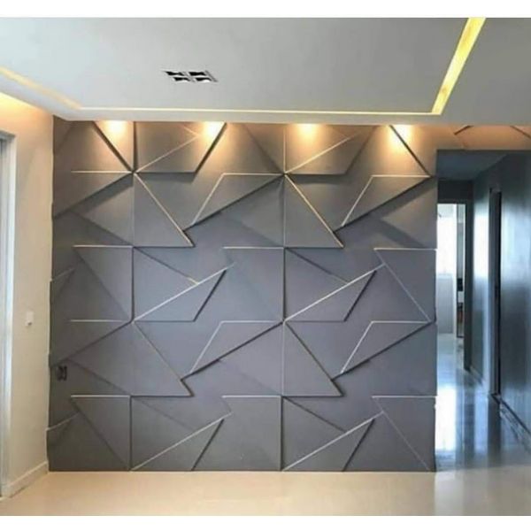 Forma de Gesso 3D ABS 2mm Abstrata#2 60x30cm - Abstrata#2