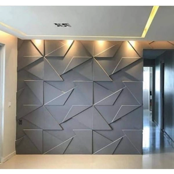 Forma de Gesso 3D ABS 2mm Abstrata#2 60x30cm - Abstrata#2