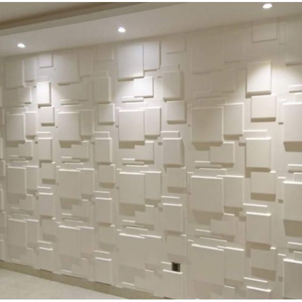 Forma de Gesso 3D ABS 2mm Bloco 40x40 cm - Bloco 40