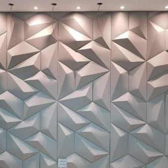 Trapézio Pedra 4 Linhas 39,5x20cm ABS Preto 2mm