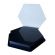 Forma de Gesso 3D ABS 2mm Hexagono 30x30 cm - Hexagono 34x30cm