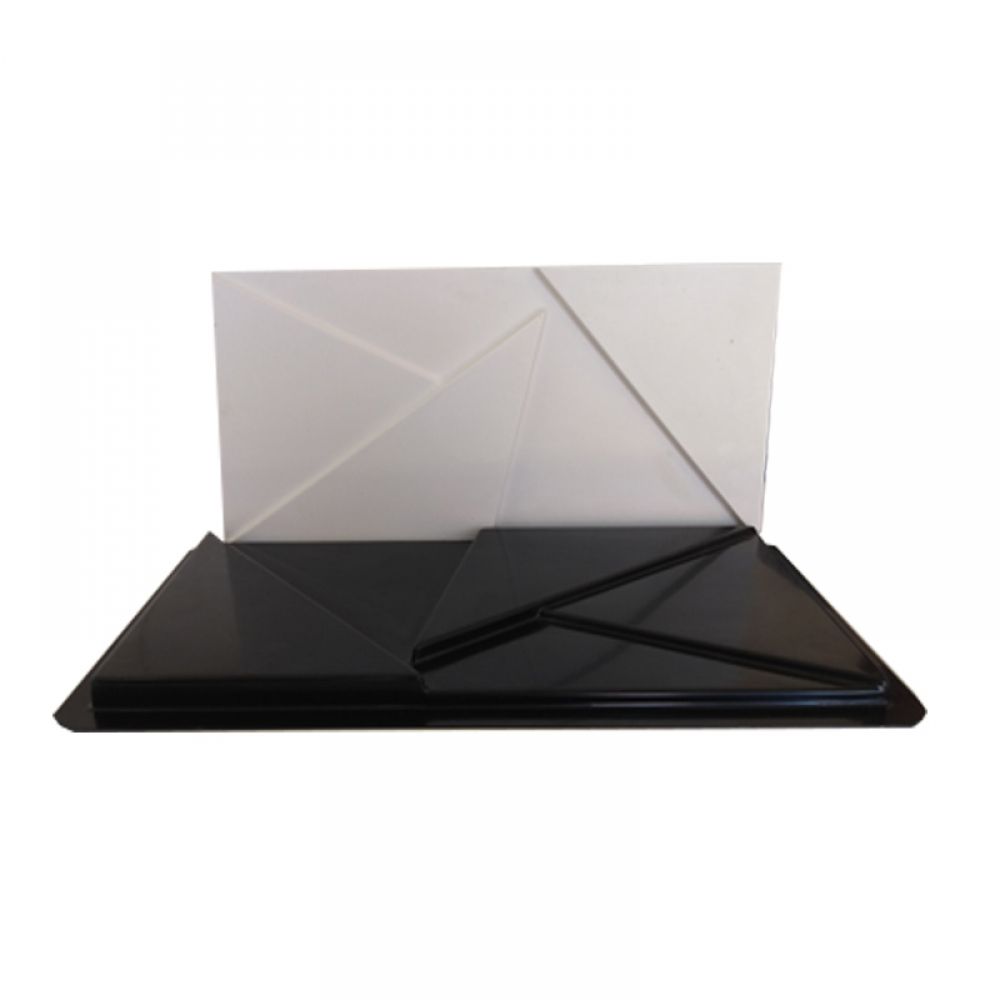 Forma de Gesso 3D ABS 2mm Abstrata#2 60x30cm - Abstrata#2