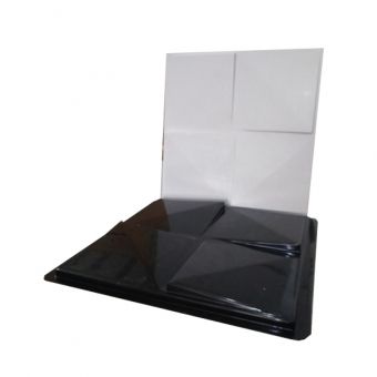 Forma de Gesso 3D ABS 2mm Clover 50x50cm