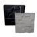 Forma de Gesso 3d Mosaico Liso 40x40cm ABS Preto 2mm - Mosaico Liso 40