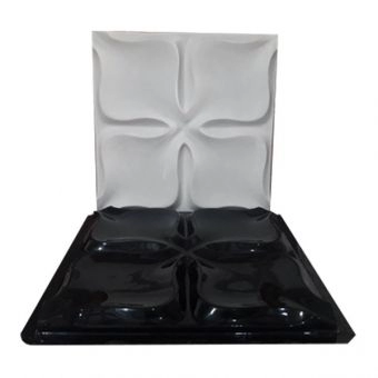 Forma de Gesso 3D ABS 2mm Flora 50x50cm