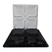 Forma de Gesso 3D ABS 2mm Flora 50x50cm - Flora