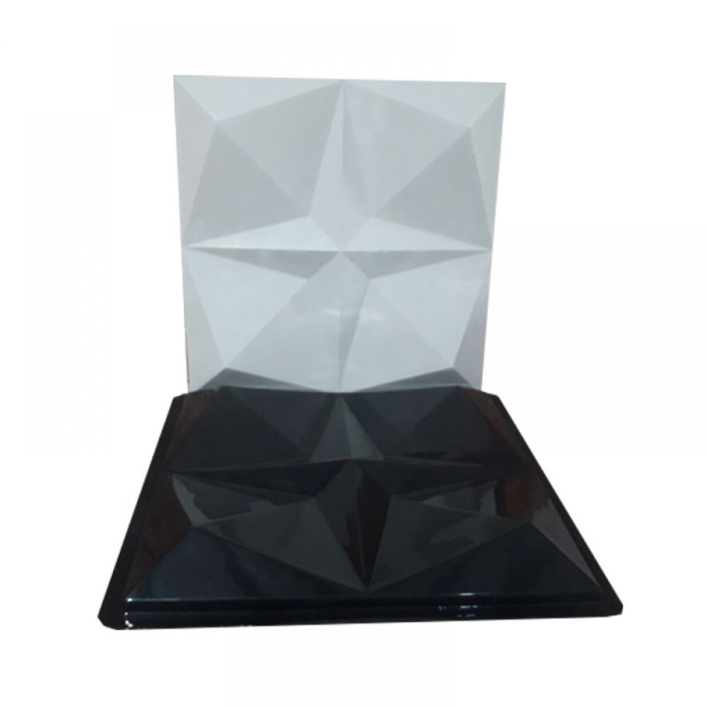 Forma de Gesso 3D ABS 2mm Estrela Davi 50x50 cm - Estrela Davi