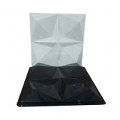 Forma de Gesso 3D ABS 2mm Estrela Davi 50x50 cm - Estrela Davi