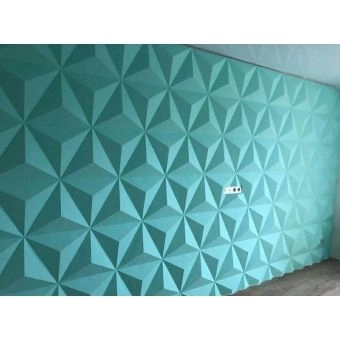 Forma de Gesso 3D ABS 2mm Triangulo 50x50 cm