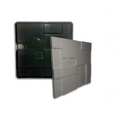Forma de Gesso 3D ABS 2mm Mosaico 40 x 40cm - Mosaico 40
