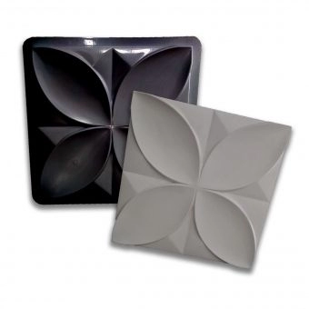 Formas de Gesso 3D Lotus 40 x 40Cm ABS 2.0 mm