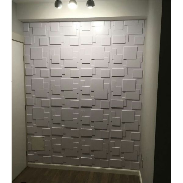 Forma de Gesso 3D ABS 2mm Bloco 40x40 cm - Bloco 40