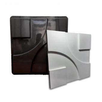 Forma de Gesso 3D ABS 2mm Carolina 40x40cm