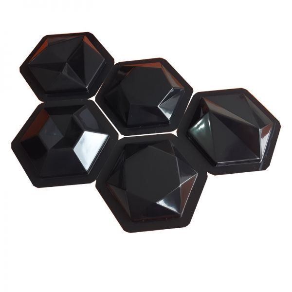 Forma de Gesso 3D ABS 2mm Hexagono Alta kti5 24x21cm - Hexagono Alta Kit5