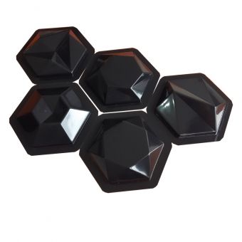 Forma de Gesso 3D ABS 2mm Hexagono Alta kti5 24x21cm