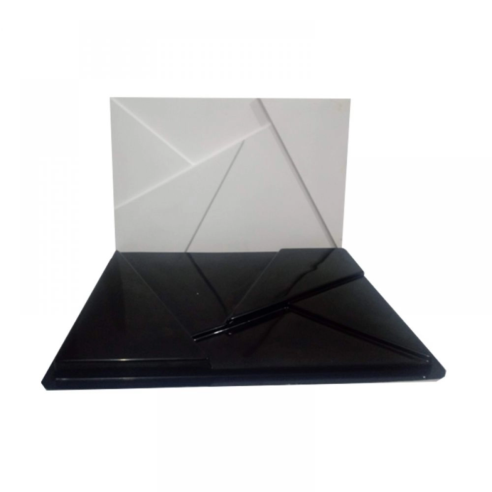Forma de Gesso 3D ABS 2mm Abstrata#1 60x40 cm - Abstrata#1