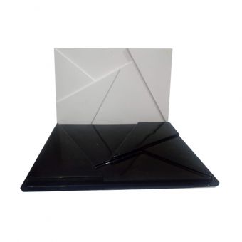 Forma de Gesso 3D ABS 2mm Abstrata#1 60x40 cm