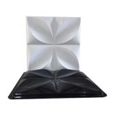 Forma de Gesso 3D ABS 2mm Floral 30x30 cm - Floral 30cm