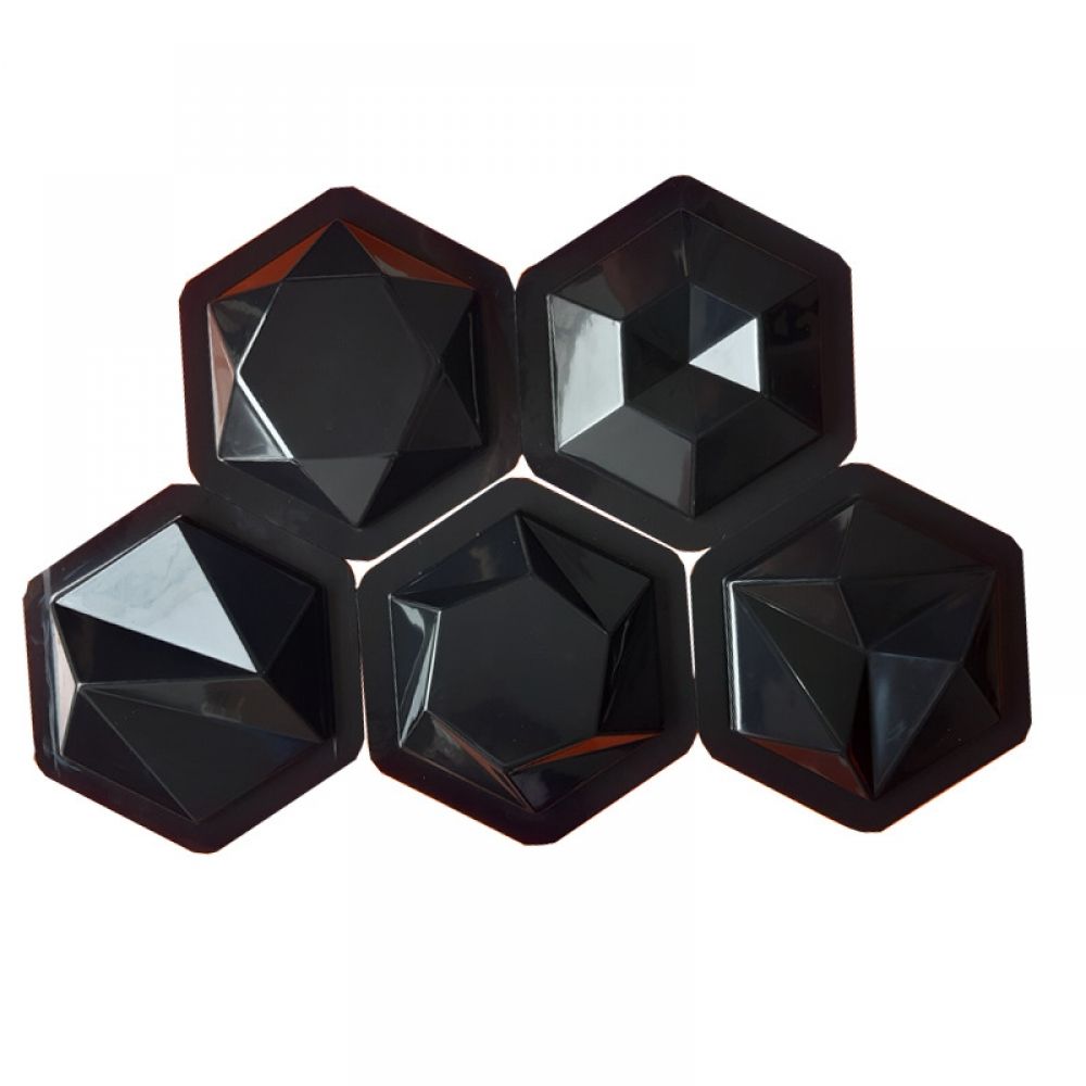 Forma de Gesso 3D ABS 2mm Hexagono Alta kti5 24x21cm - Hexagono Alta Kit5