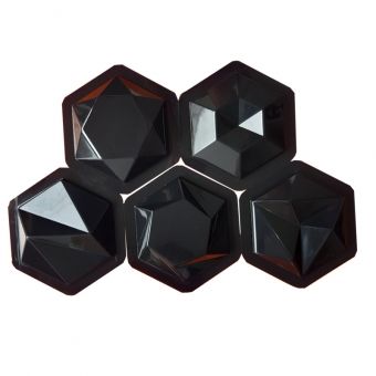 Forma de Gesso 3D ABS 2mm Hexagono Alta kti5 24x21cm