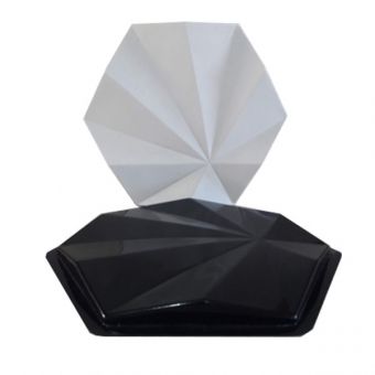 Forma de Gesso 3D ABS 2mm Concha 32x32 cm