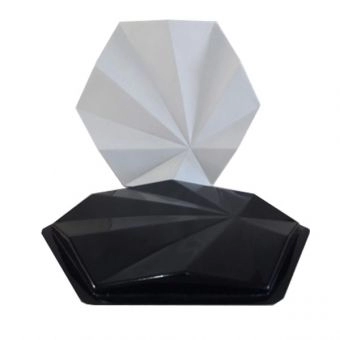 Forma de Gesso 3D ABS 2mm Concha 32x32 cm