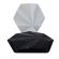 Forma de Gesso 3D ABS 2mm Concha 32x32 cm - Concha