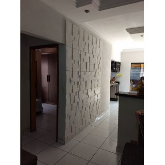 Forma de Gesso 3D ABS 2mm Mosaico 40 x 40cm