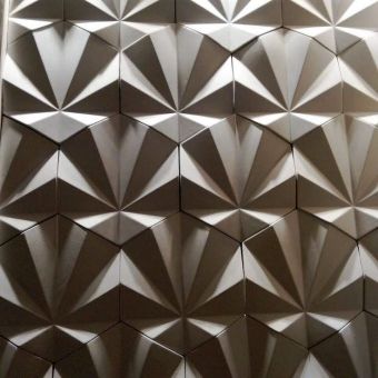 Forma de Gesso 3D ABS 2mm Concha 32x32 cm