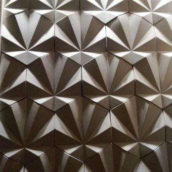 Forma de Gesso 3D ABS 2mm Concha 32x32 cm