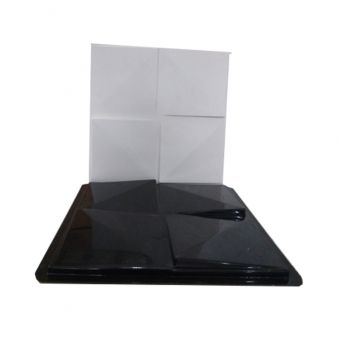 Forma de Gesso 3D ABS 2mm Clover 50x50cm