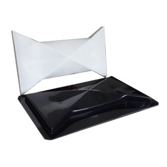 Forma de Gesso 3D ABS 2mm Gravatinha 41x24cm