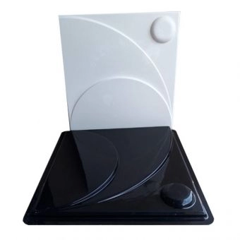 Forma de Gesso 3D ABS 2mm Sol Nascente kit2 50x50 cm