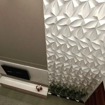 Forma de Gesso 3D ABS 2mm Tsunami 50x25 cm